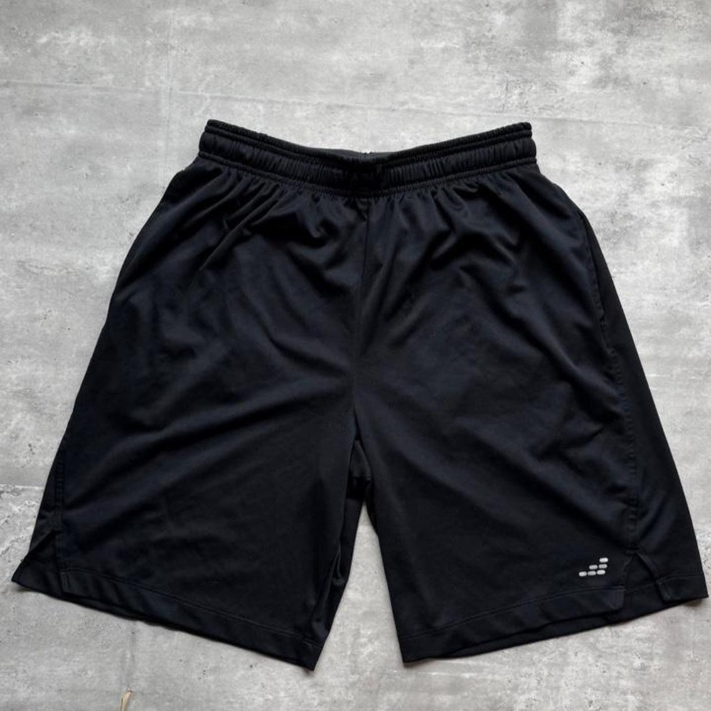 BCG Womens Black Athletic Shorts Size Medium Elastic Waist Pockets Gym Running